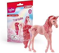 Vista 1 de Schleich bayala, juguetes coleccionables de unicornio de edición limitada para niñas y niños, figuras de unicornio con piedras preciosas, turmalina