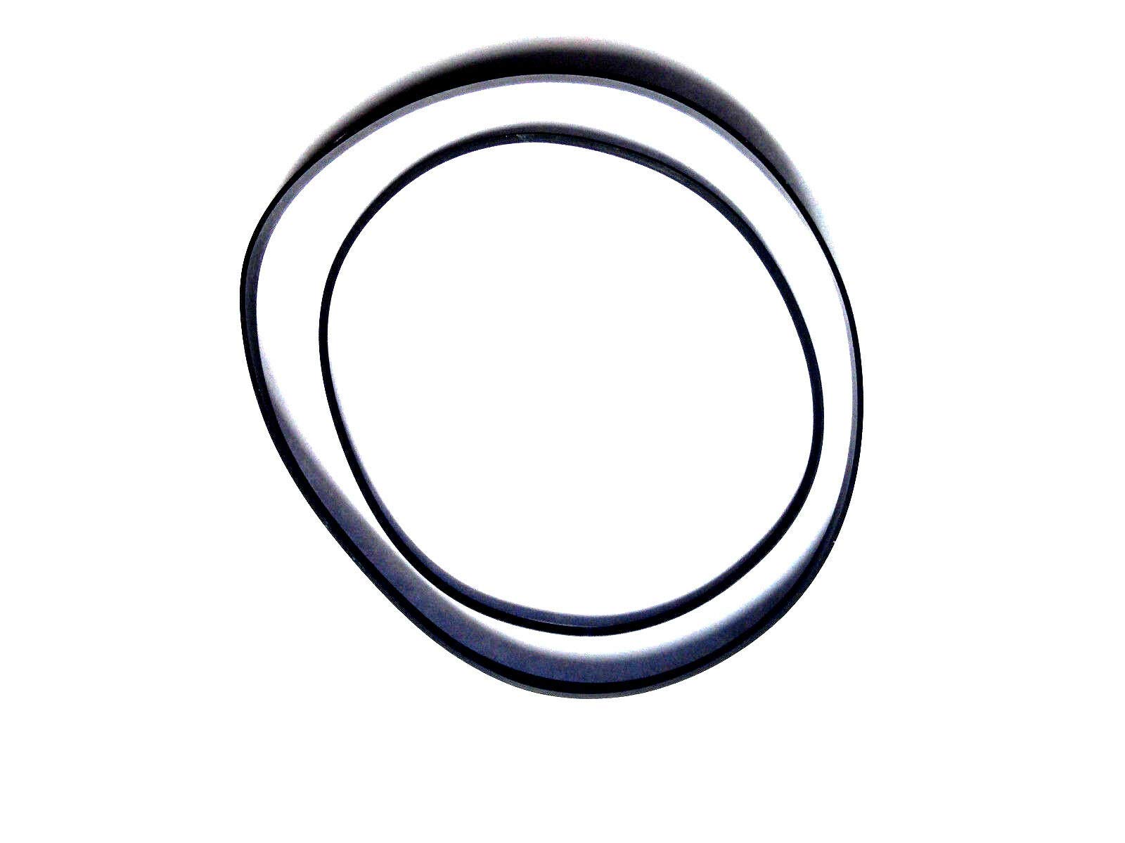 New 2 Replacement BELT SET for Denon DRM-400 Single Stereo Cassette Deck Tape Player