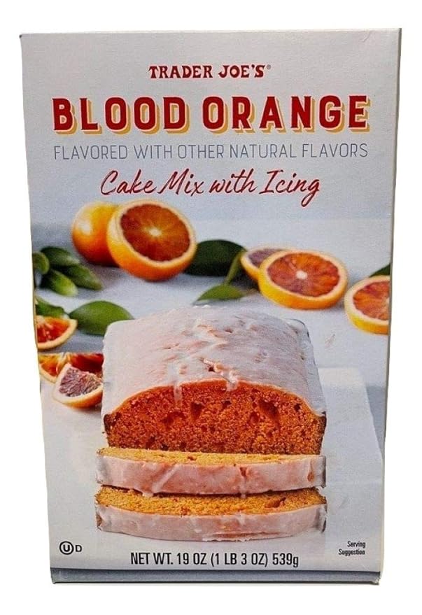 Trader Joe's Blood Orange Cake Mix with Icing (3 Boxes