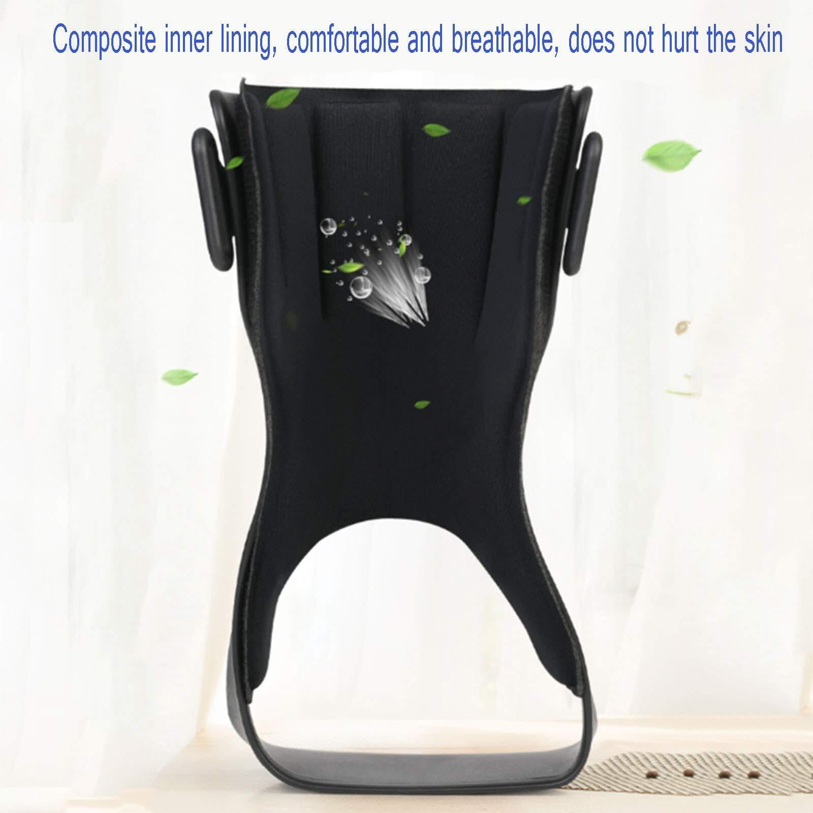 Soporte para la Periostitis Tibial, Soporte para pie caído, ortesis para pie caído, Tobillera, férula para esguinces, tendinitis/Mujeres y Hombres, 1 par, L, Izquierda Individual