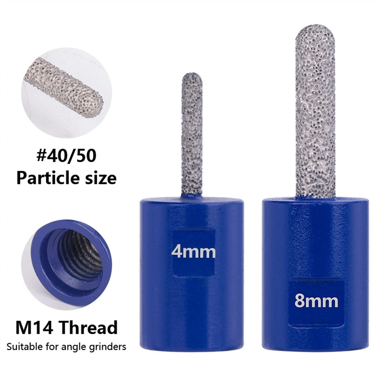 Wiertło diamentowe M14 4/6/8 mm Frezowanie Płytki marmurowe do betonu Otwór piła do muru Wiercenie Korony Narzędzia budowlane 1 szt. (35 x 6)