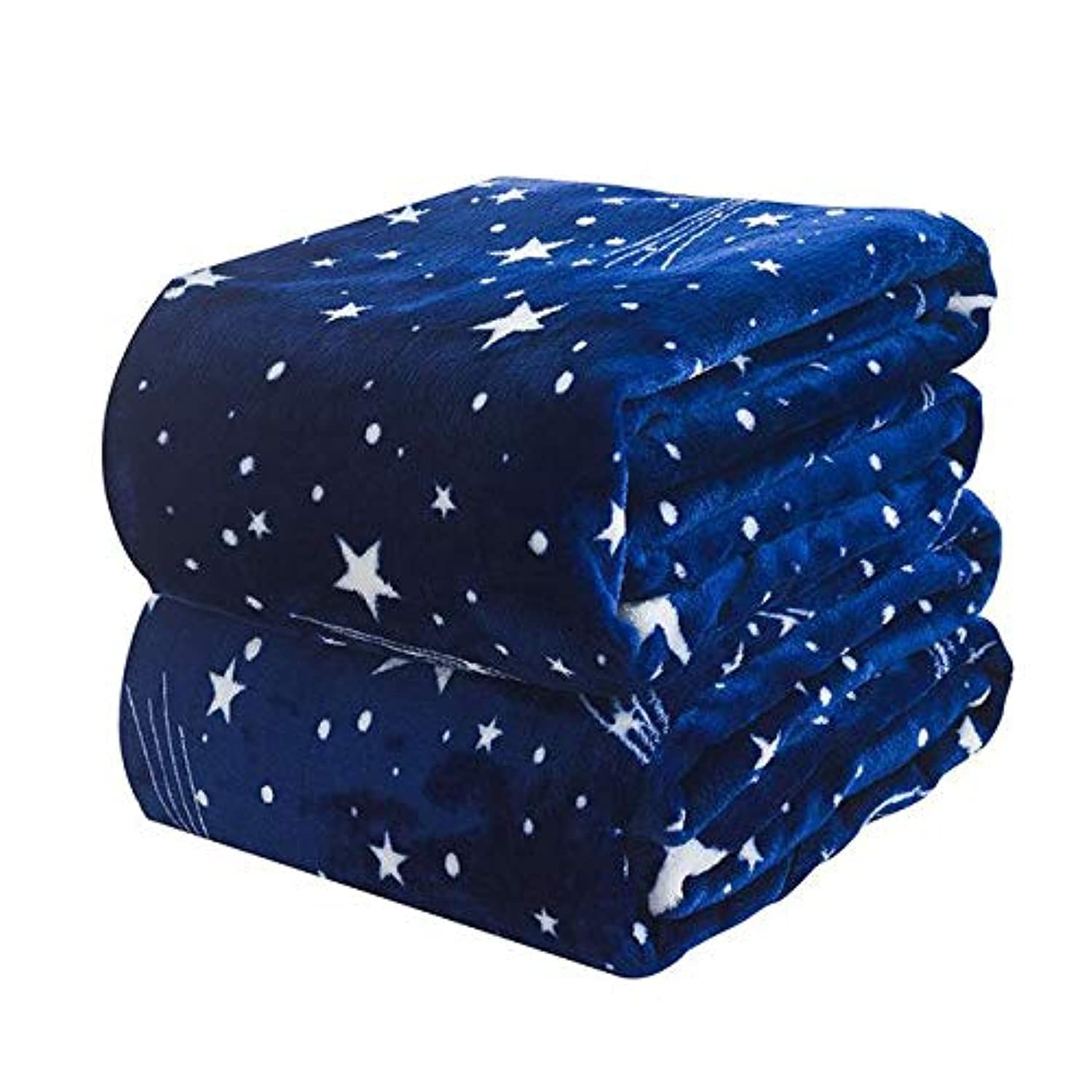 LAURA D PRINTED FLANNEL DOUBLE BLANKET