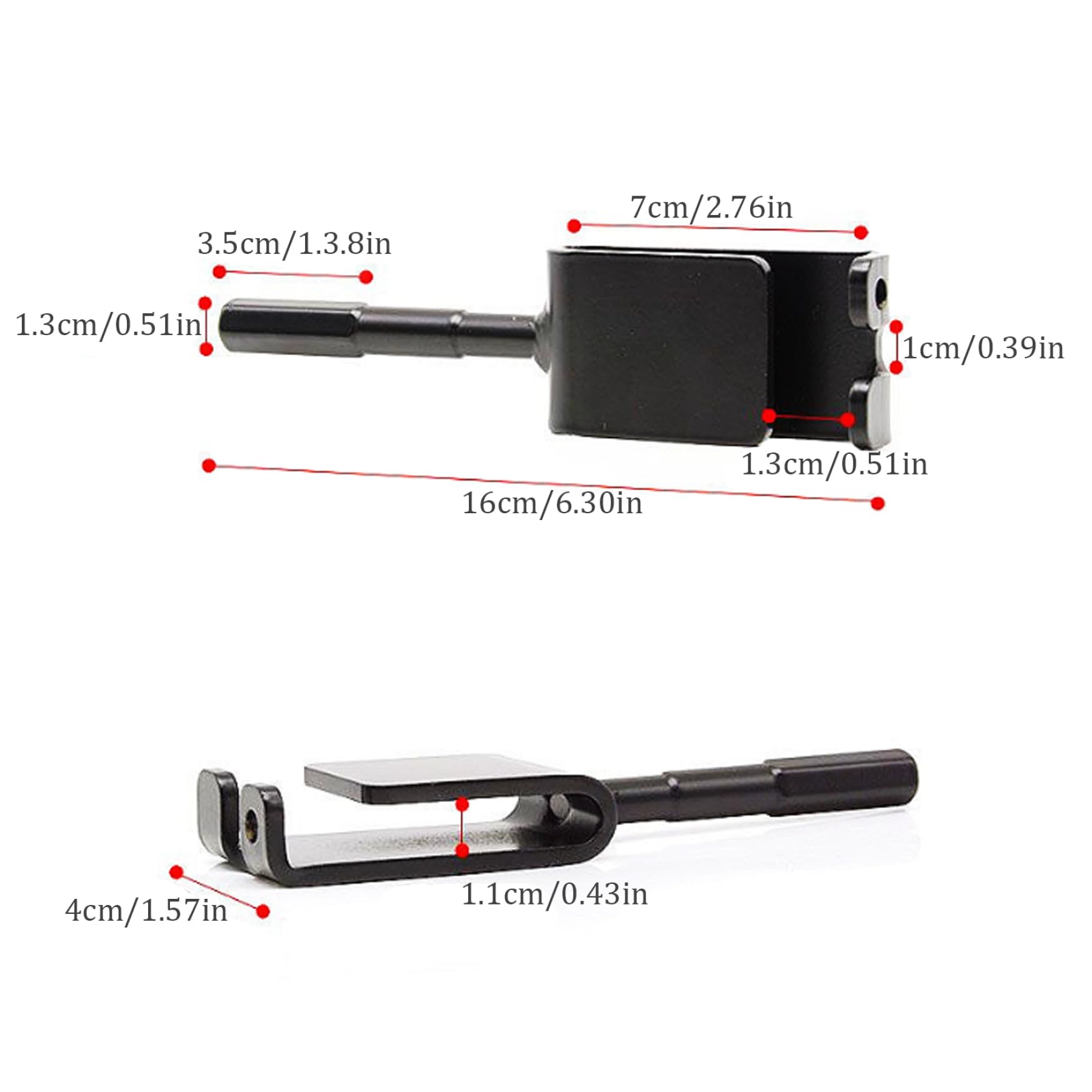 TANGPINGMAO Ice Auger Drill Adapter Ice Anchor Drill Adapter Heavy Duty Ice Fishing Anchors Tool Fit for 10mm Ice Nails Ice Fishing Auger for Winter Ice Fishing Tent Accessories Only Adapeter