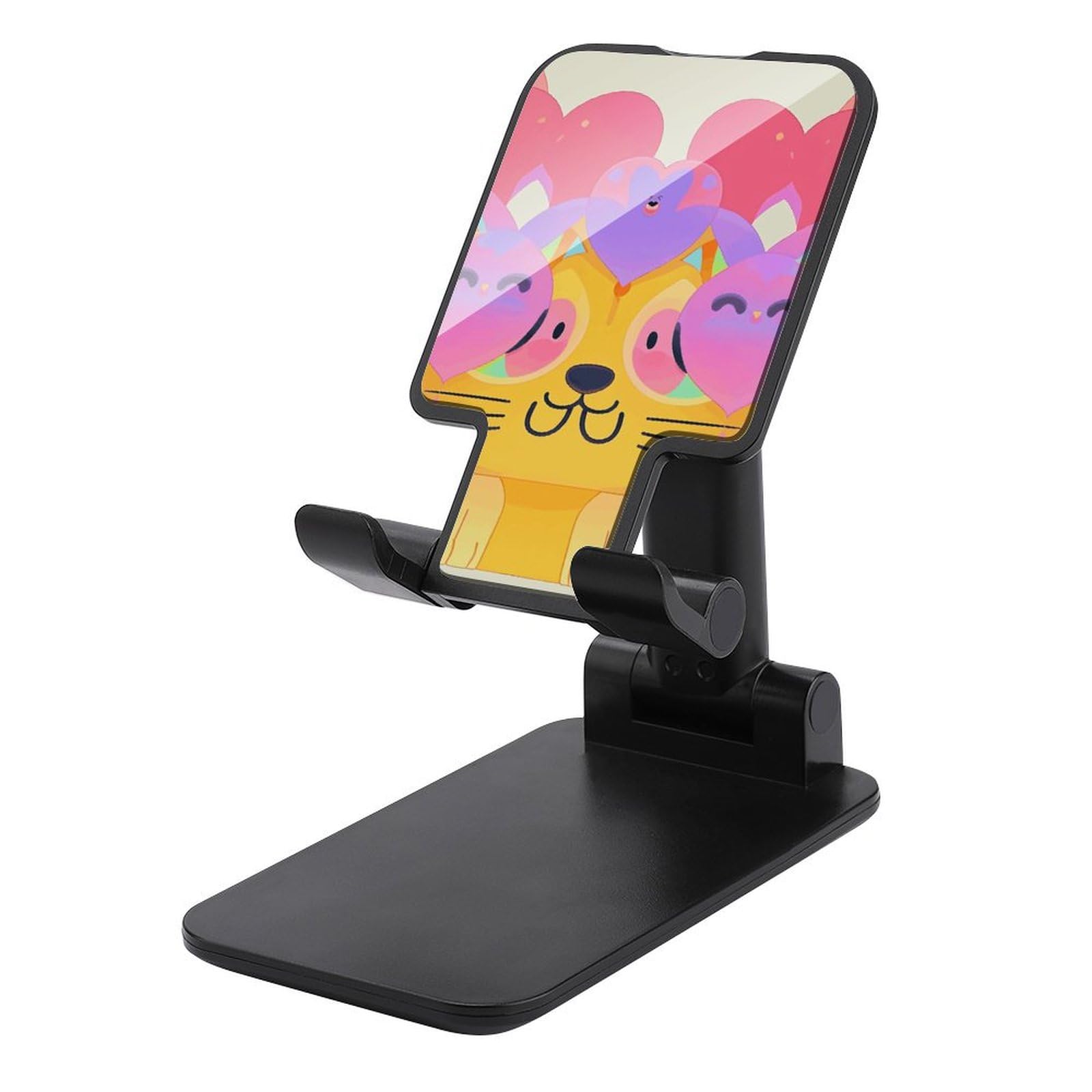 Support téléphone portable pliable chat mignon pour bureau compatible iPhone Android - 7