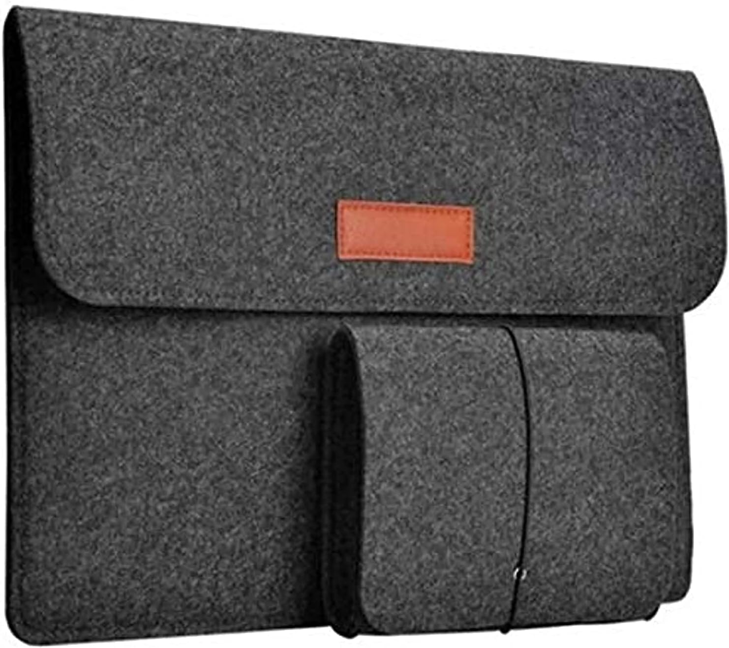 13-13.3 Inch Laptop Sleeve Case Fits MacBook Air 13-inch Retina, MacBook Pro 13", Dell XPS 13, Samsung Notebook 9 13.3" HP Asus Acer Notebook with Small Felt Accessory Bag (Dark Gray)