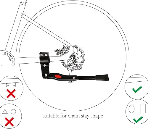 Miniatura 3 de Soporte de bicicleta de aluminio ajustable para bicicleta de 26 pulgadas, 27.5 pulgadas, 29 pulgadas, 700C, soporte para bicicleta de 26 pulgadas,