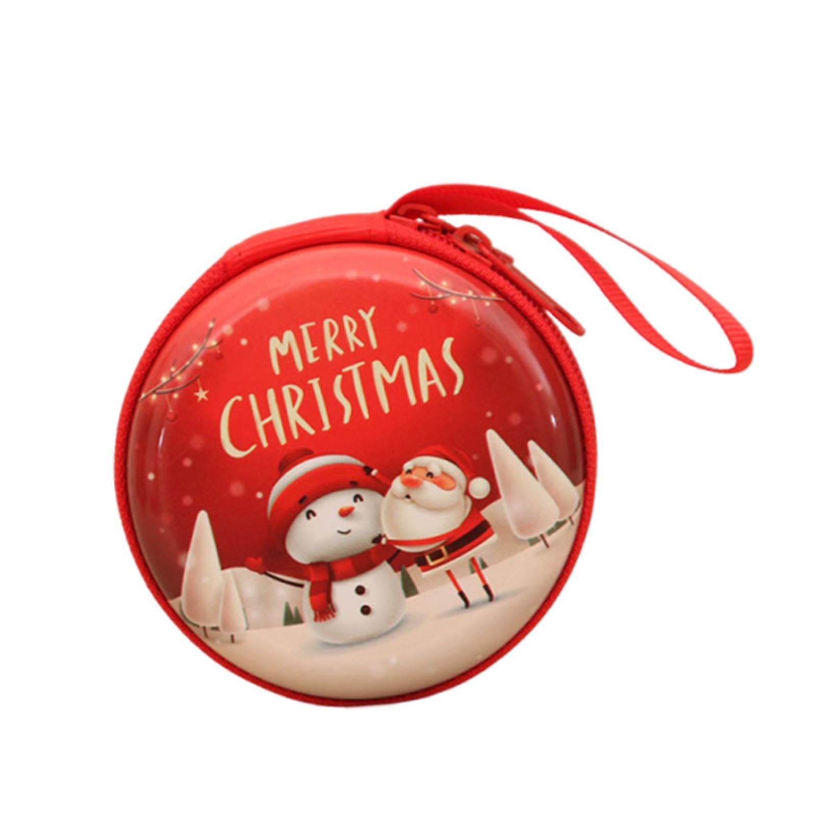 nivaa Christmas Coin Purse Stylish Compact Small Change Purse for Girls Party Gift elder snowman-picture-11