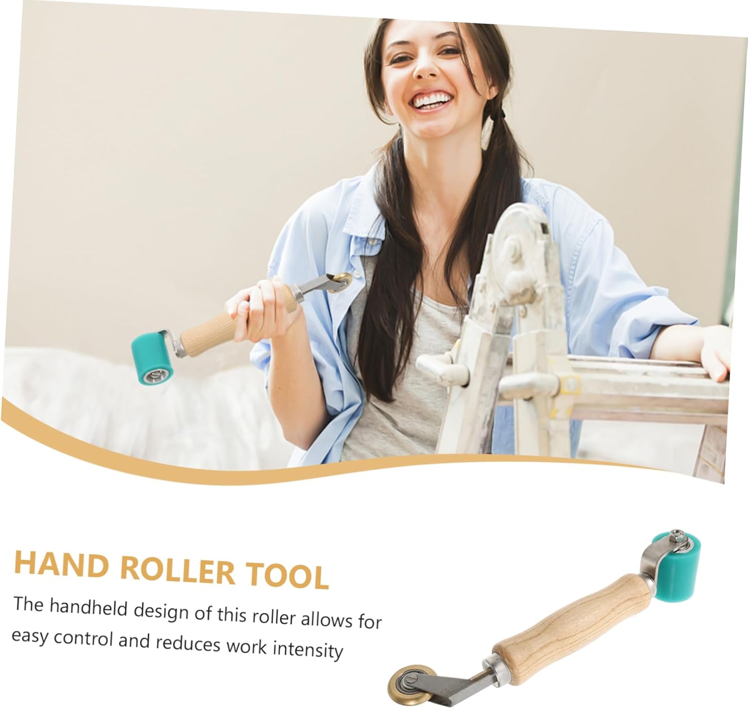 シリコンローラー（PRIDE OF INTERIOR）”4つの特徴” と ”こだわりの赤” ARTIBETTER シームローラーツール シリコンウォールローラー付き ペイント壁紙ルーフィングテープアプリケーション用