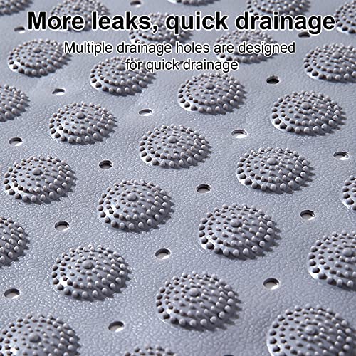 Tapis de baignoire avec ventouses lavable et antidérapant - 6