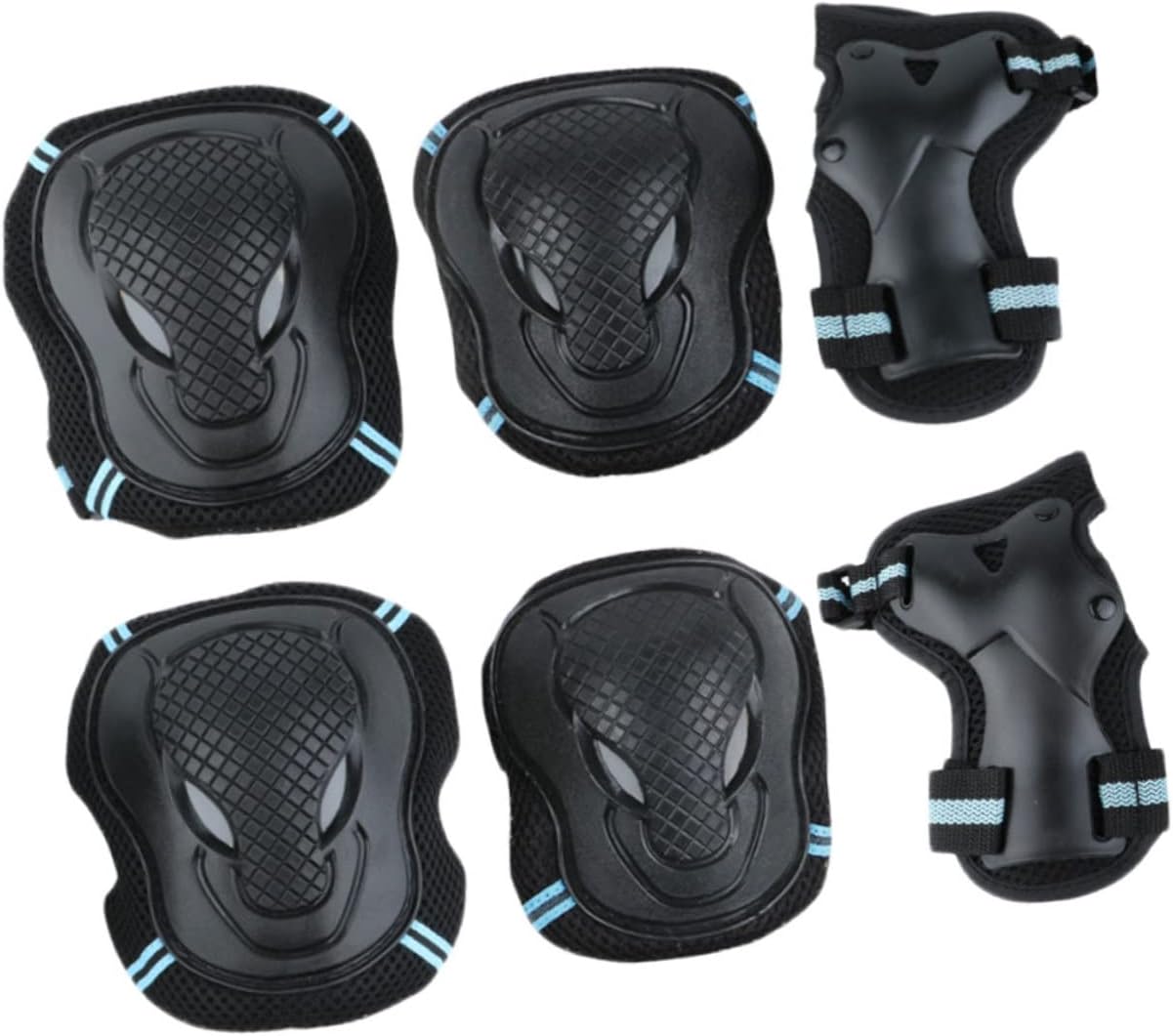 1Set Elbow Pad for Outdoor Sports Protective Gear for Skateboarding Cycling and More Black Blue for Adults