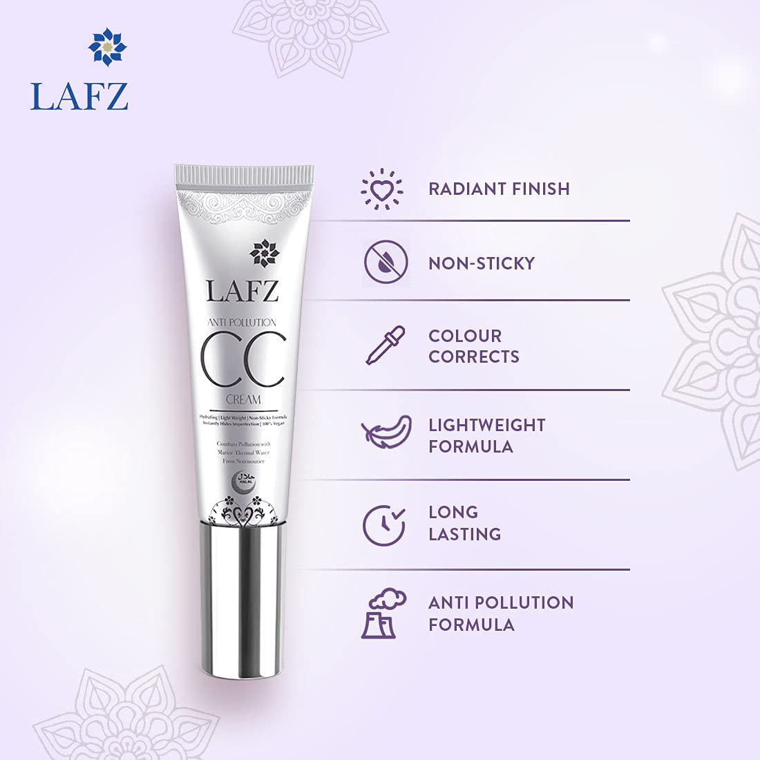 LAFZ Ivory Anti-pollution Cc Cream, Non-sticky Formula for Long