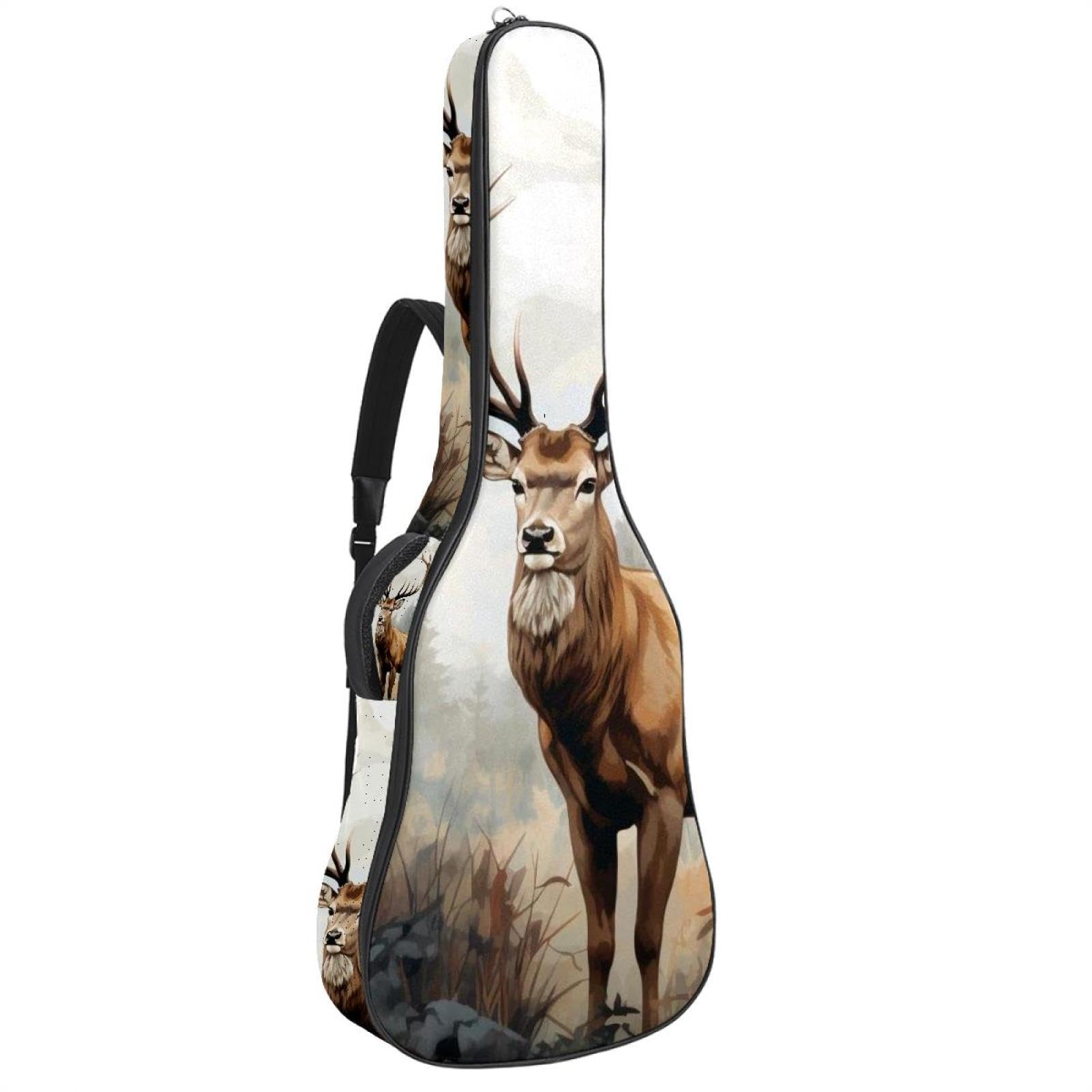 Sac de guitare acoustique imperméable 101,6 cm avec poches et éponge - 8