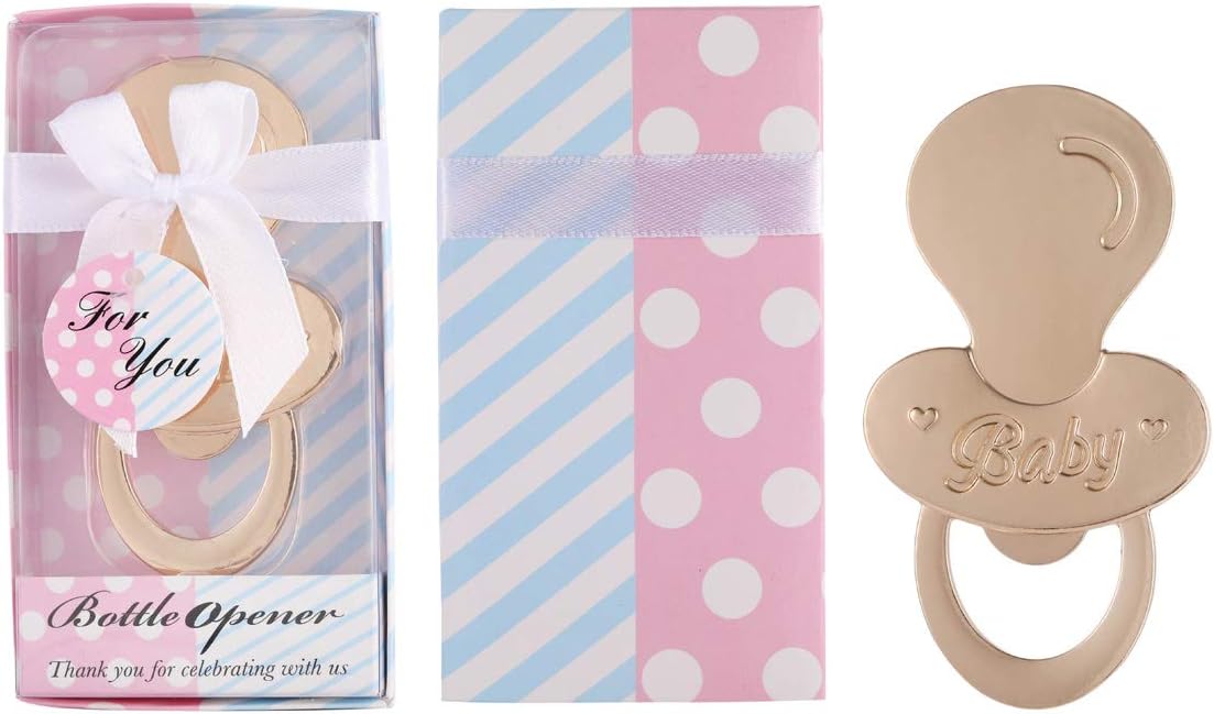 16 pcs Bottle Opener Gender Reveal Party Favor for Guest,Boy or Girl Gender Reveal Party Decorations, Baby Shower Favors, Gender Reveal Party Souvenir Return Gift & Supplies (Baby Style, 16)