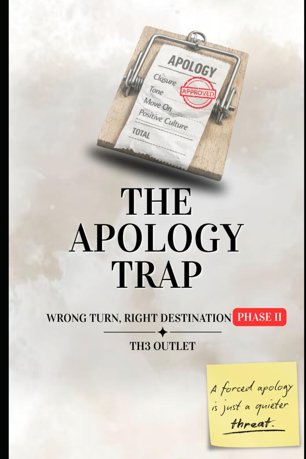 The Apology Trap (Wrong Turn, Right Destination Phase II)