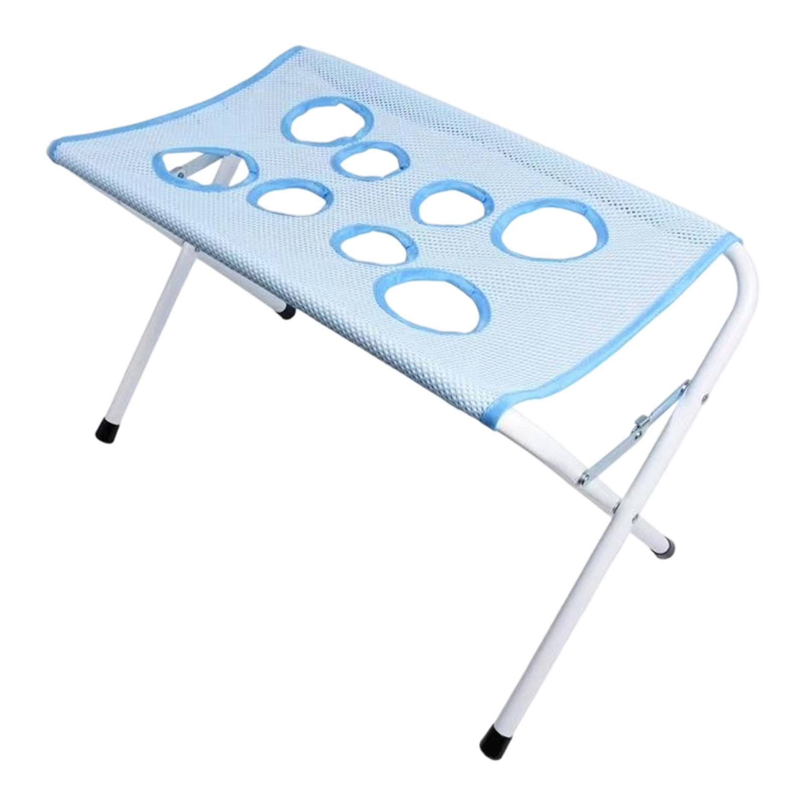 Mesa de Peluquería para Mascotas Mesa para Aseo Estructura de Acero Asiento Cómodo Funda Transpirable Desmontable Soporte Resistente Adecuada para Bañ