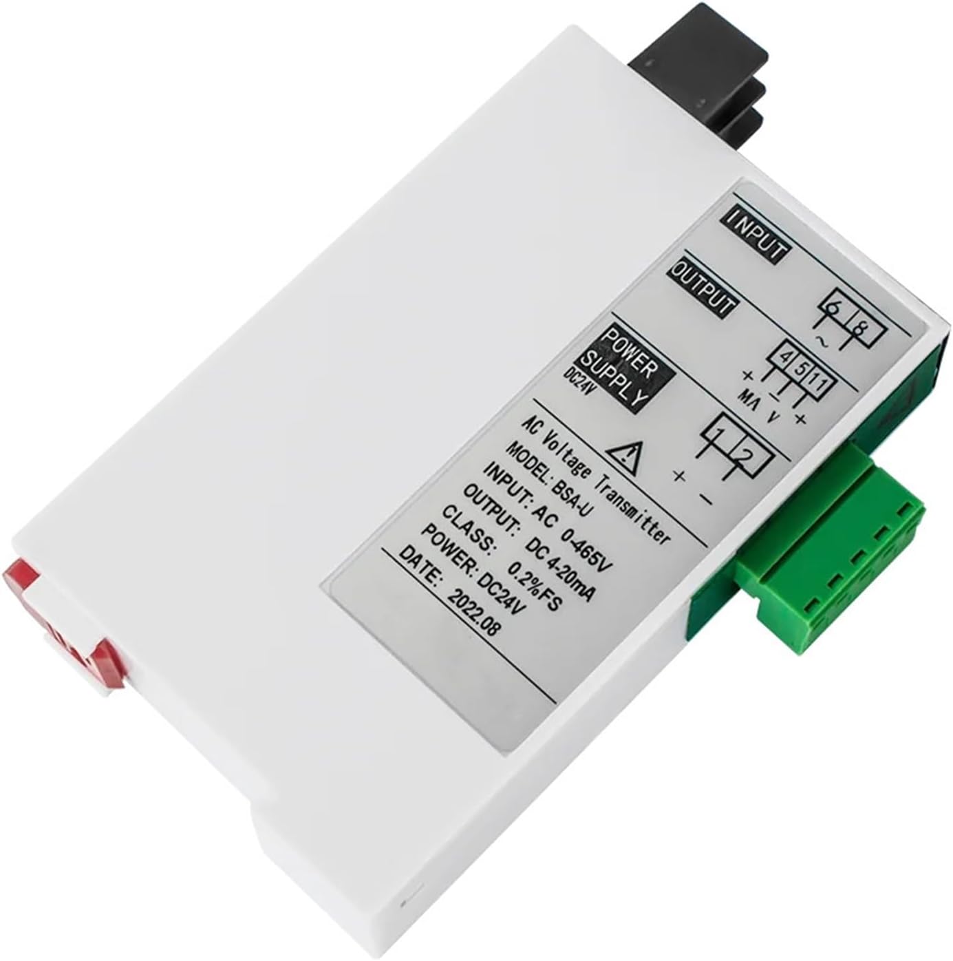 Current Converter 0-1A 0-2A 0-5A 0-10A to Current Transducer 4-20mA 0-10V 0-5V 1-5V RS485 Current Transmitter(Input AC 0-5A)
