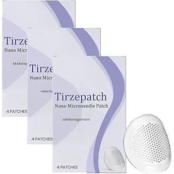 Honxi Niddk-Tircepatide Nano Patch Lmipki Niddk Tircepatide Nano Micro Needle Patches Microneedle Patches Daily Massage Care Patches for Women & Men 3 Box