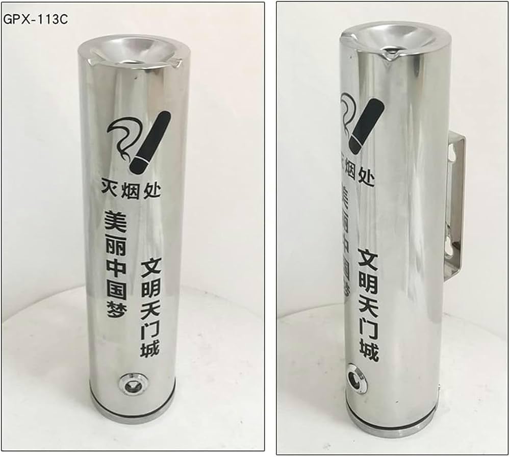 Amazon.co.jp: 灰皿、壁掛け灰皿ステンレス鋼灰皿公衆喫煙所