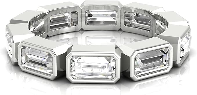 ふるさと納税 新品 Diamondrensu Classic Eterni Full Moissanite Colorless Cut Baguette Ctw 1 26 メンズアクセサリー Rideshare2vote Com