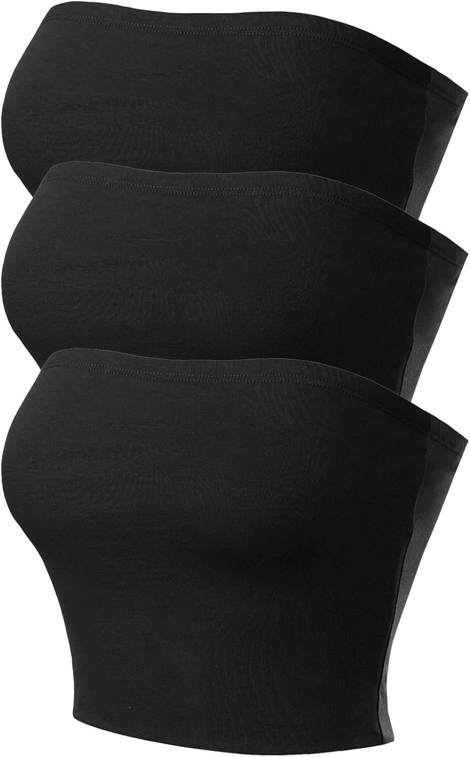 MixMatchy Women's Strapless Tube Tops Basic Bandeau Crop Sleeveless Backless Casual Sexy Going Out Tops Summer 2026