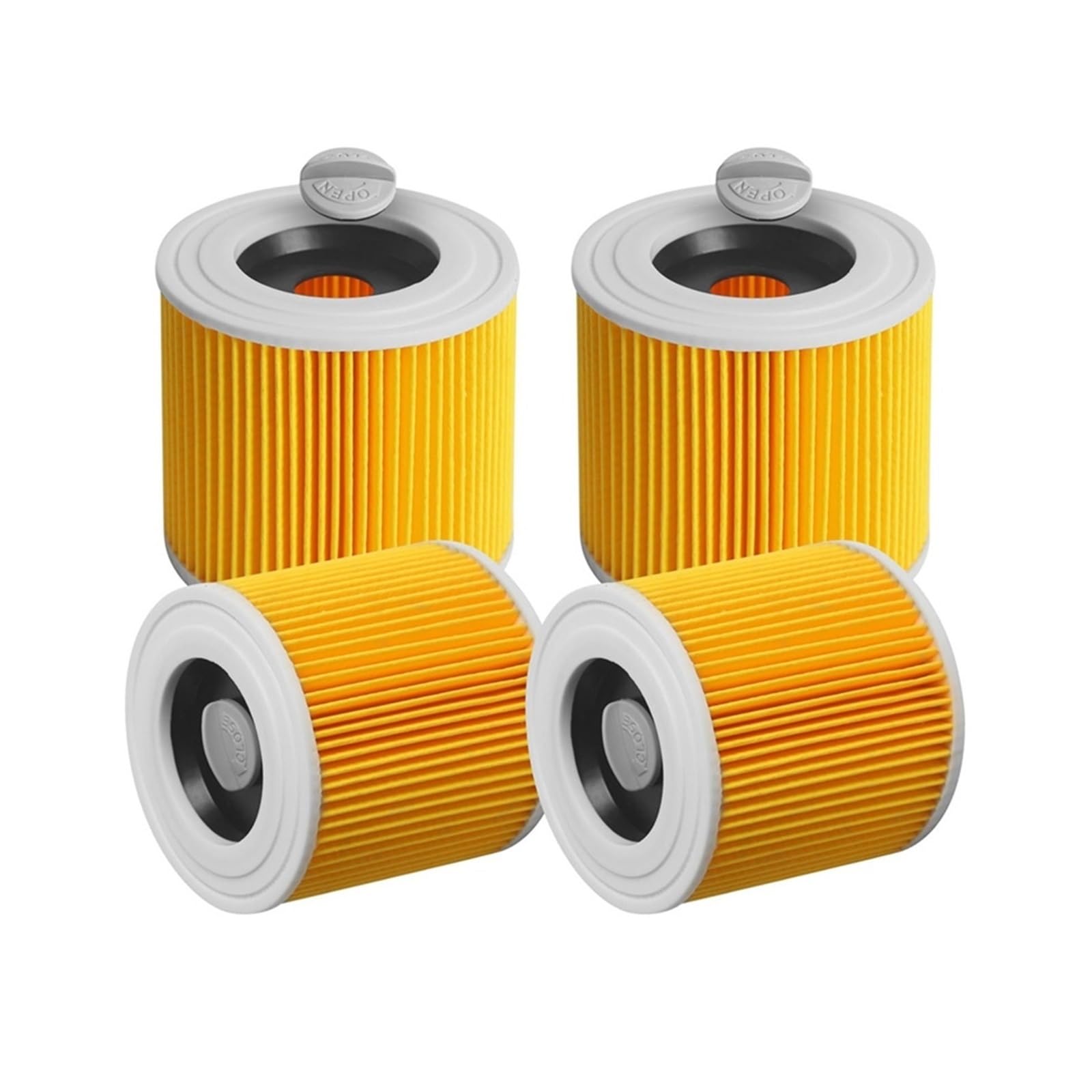 EEZII Replacement Filters Vacuum Cleaner Filter/6.414-552.0，Compatible For Karcher，WD3/WD2/WD1/MV3/MV2