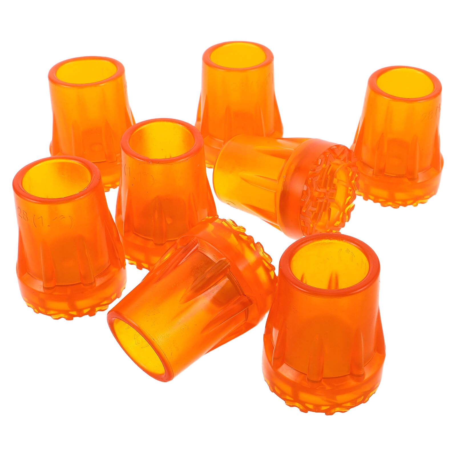 Puntas Antideslizantes para Muletas 28 MM de Oxford 8 Unidades Accesorios para Bastones de Senderismo y Repuestos para Caminar Almohadillas Resistentes y Cómodas para Uso