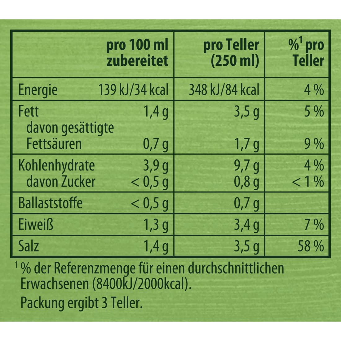Knorr Kaiserteller Griessnockerlsuppe, 14x62g
