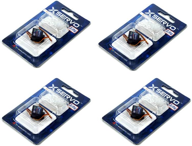 4pcs/lot Anolog Servo 1.7g/ 2g with1.00PIN Connector w/Mini Receiver for Radio Control Airplane (1.7g servo)