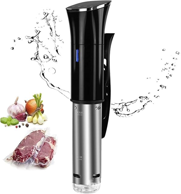 NXW 1800W Sous Vide Cooker with Accurate Temperature And Timer Control Sous Vide Cooker Slow Cooker Stainless Steel Sous Vide Machine 360° Water Circulation Led Digital Display