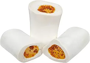 Filled Dog Bones with Cheese & Bacon (3") – USA Made Pawstruck