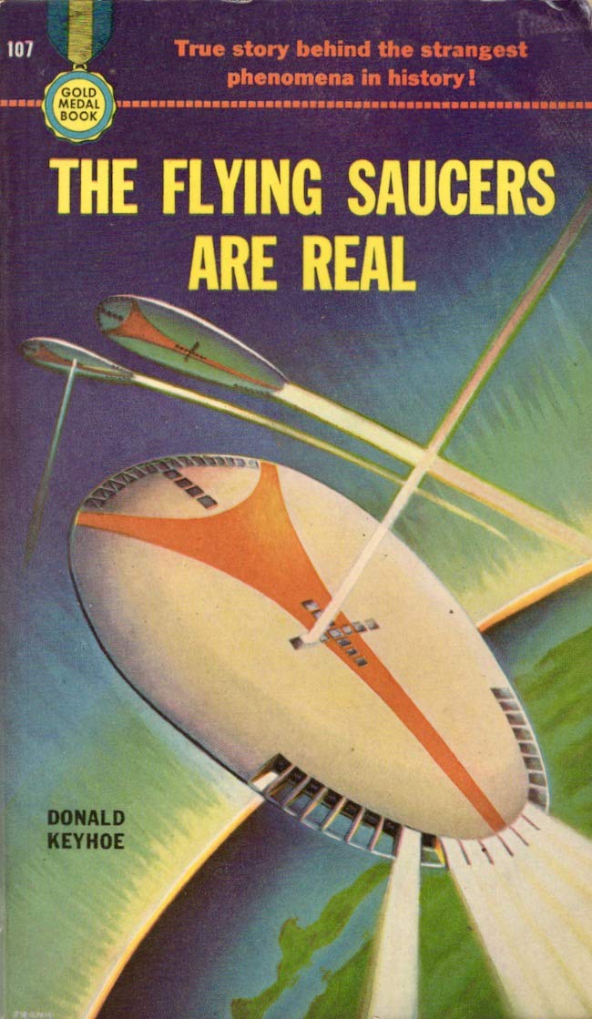 The flying saucers are real Amazon.co.uk KEYHOE, Donald Books