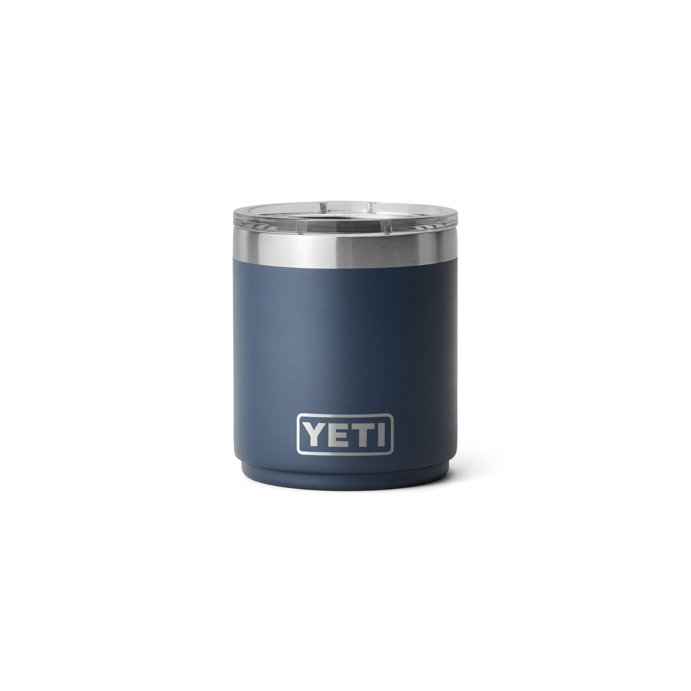 YETI Rambler 10 oz Ceramic Lined Lowball 2.0, Vacuum Insulated with MagSlider Lid, Navy
