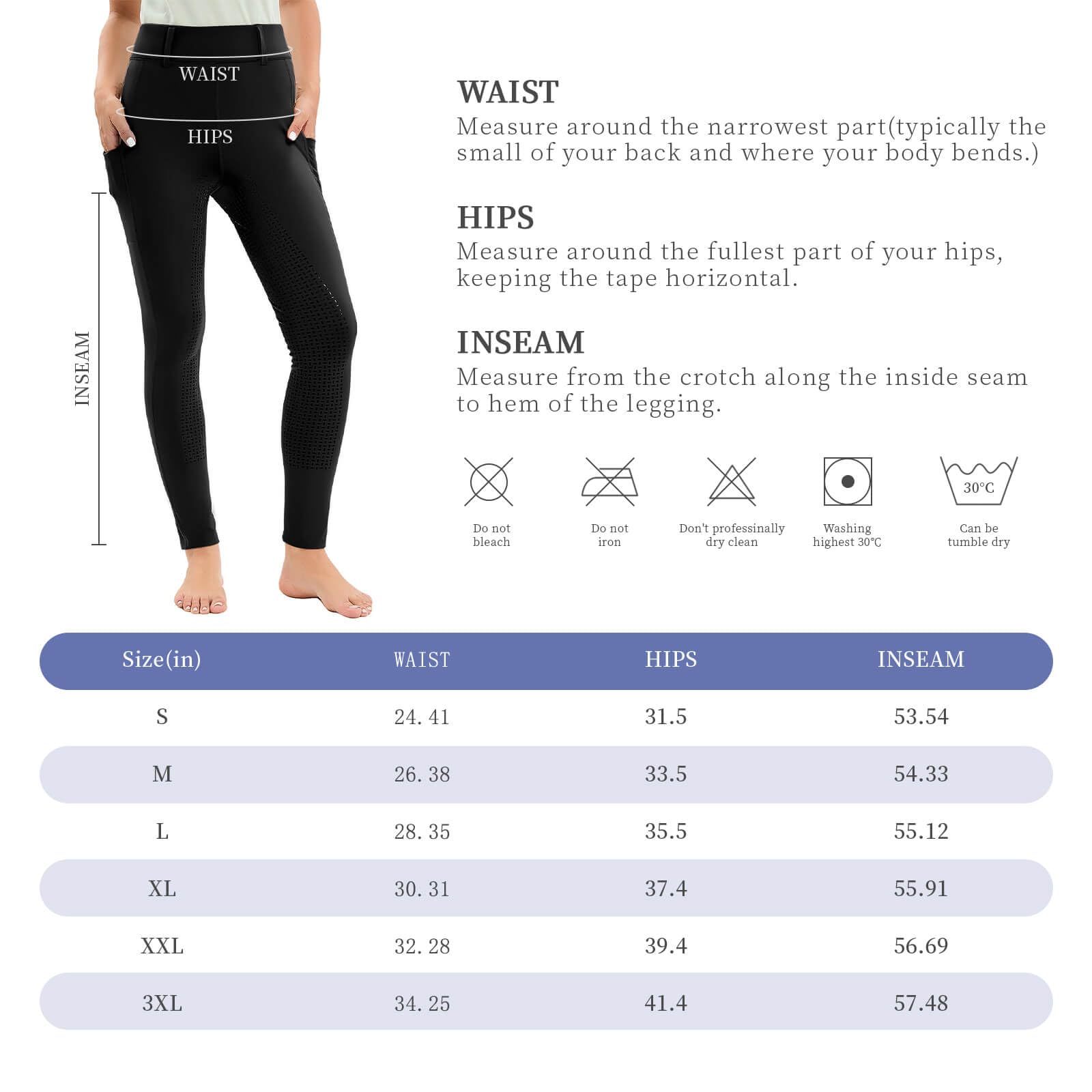 Leggings de equitación para mujer, con funda para el móvil, cintura alta, elásticos, con trabillas para cinturón