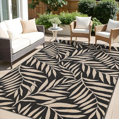 OLANLY Waterproof Outdoor Rug 5x8