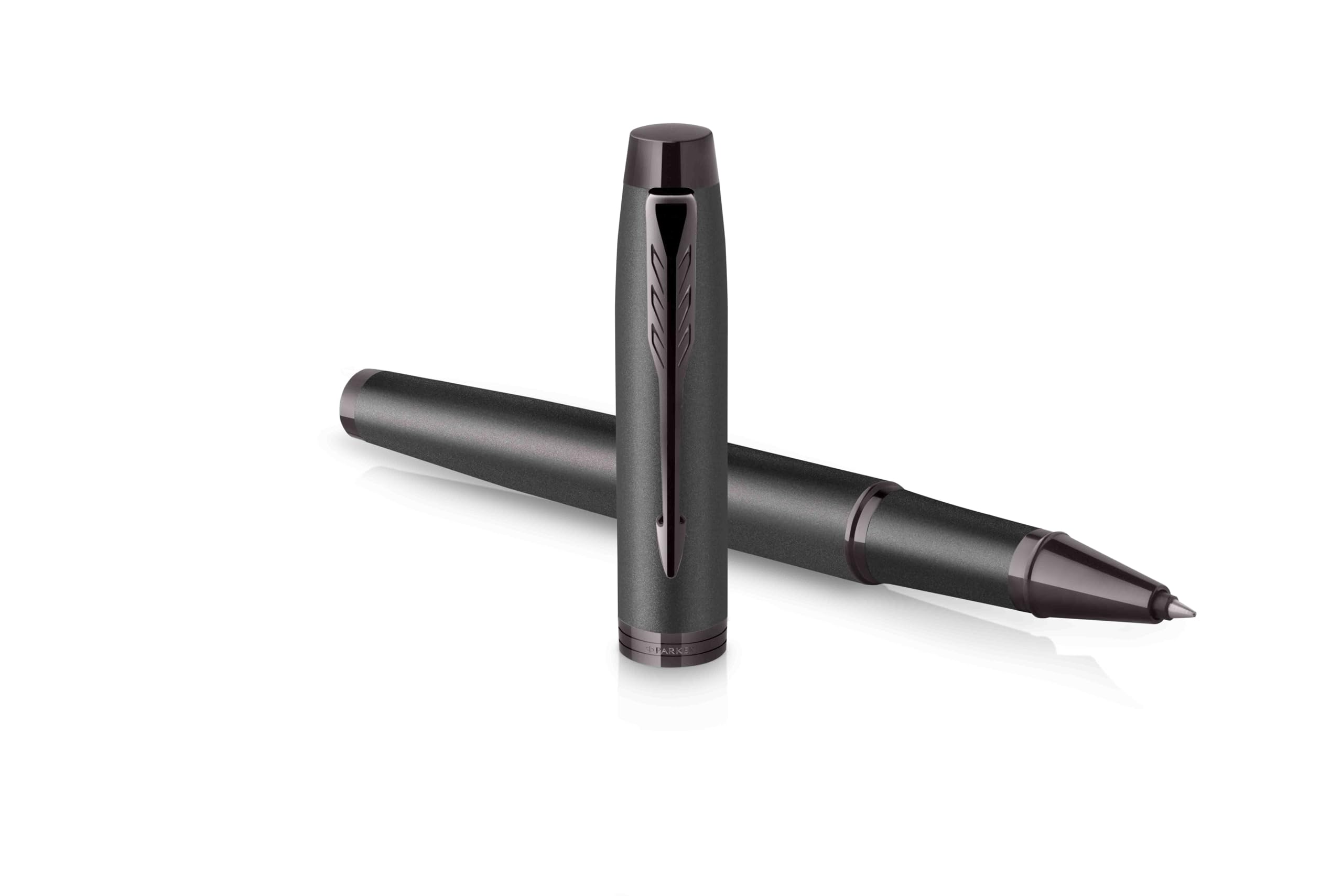 PARKER Schreibset IM Professionals Monochrome Kugelschreiber und Tintenroller mit Gravur | Premium Stift | Geschenkbox | personalisiert | graviert | Jahrestag | Geburtstag (Bronze)