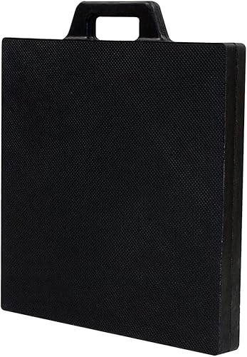 Miniatura 4 de Buyers Products OP18X18R Almohadilla de Apoyo de Goma, 18 X 18 X 2 Pulgadas de Grosor, Almohadilla de Goma Sólida para Grúa con Superficie