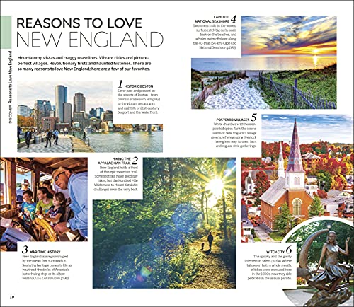 Dk Eyewitness New England (Travel Guide) #TOP5