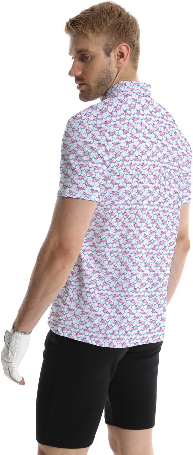 Mens Golf Shirts Golf Polo Shirts for Men Short Sleeve Polo Shirts Golf Gifts - Image 6