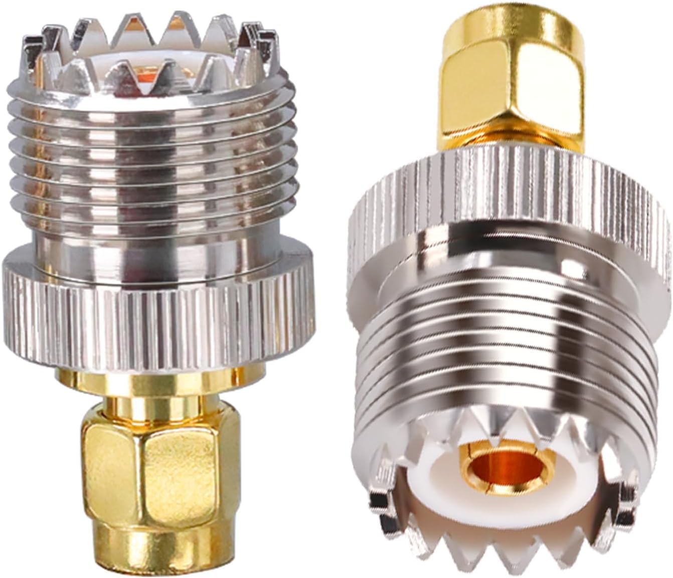 ABONIX SMA Male to UHF Female Connector PL259 Coax Connector for CB Radio Antenna Broadcast Radios WiFi (Pack of 2)-picture-27