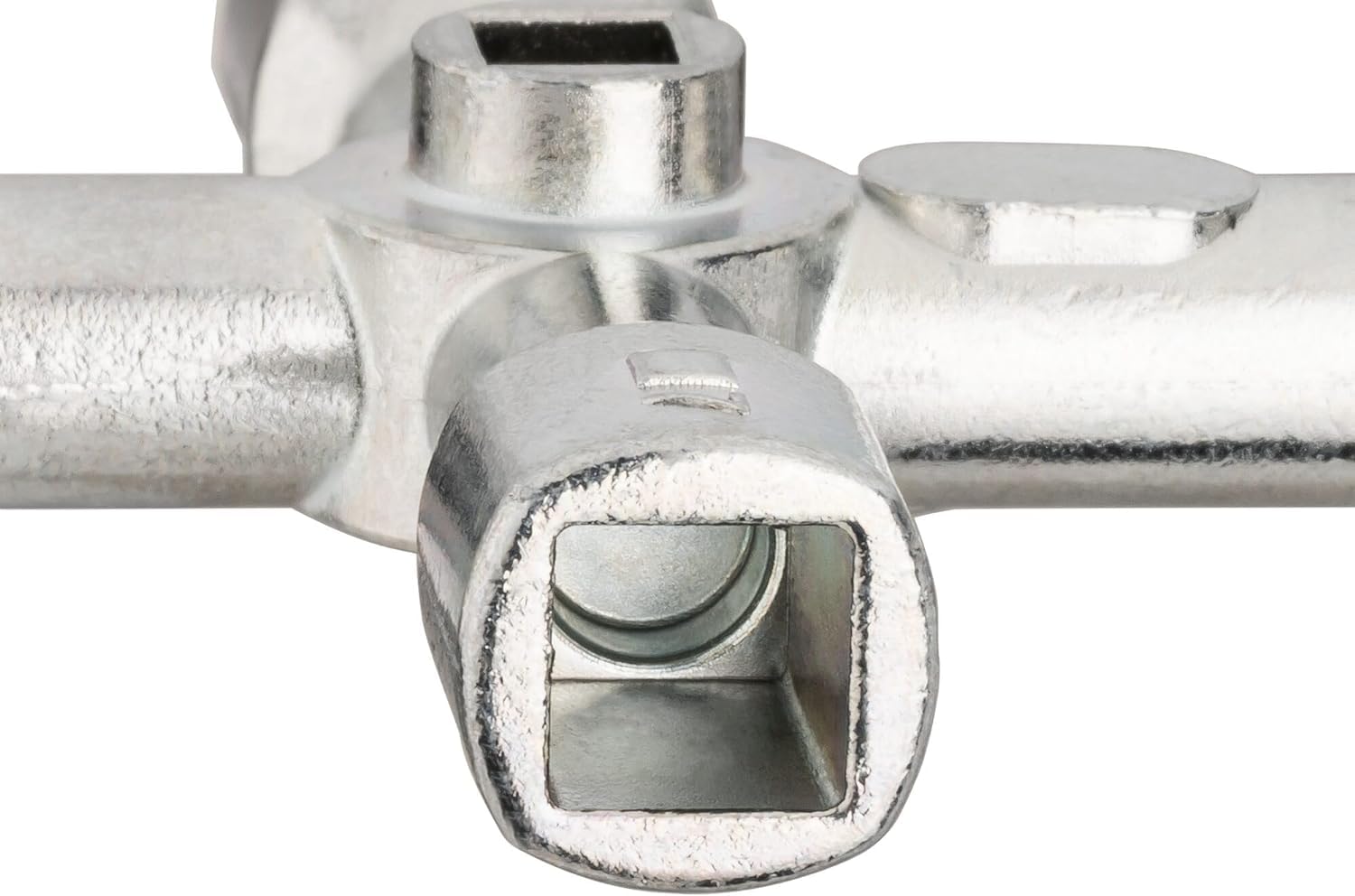 HAZET Clé pour armoires électriques 4617-1 I Chaîne, adaptateur et embout réversible inclus I Actionnement de fermetures sur armoires électriques, vannes de chauffage, poignées de porte, etc.