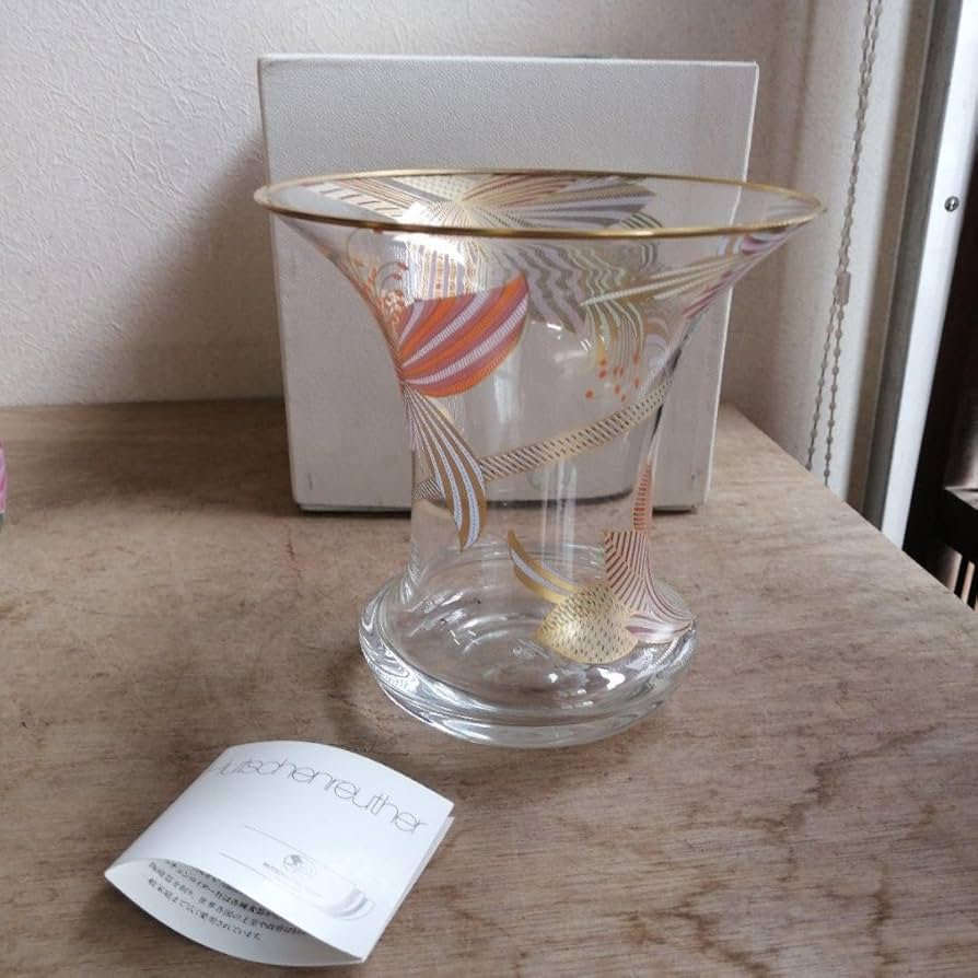 花瓶 フッチェンロイター Amazon.co.jp: フッチェンロイター 花瓶 ガラス フラワーベース