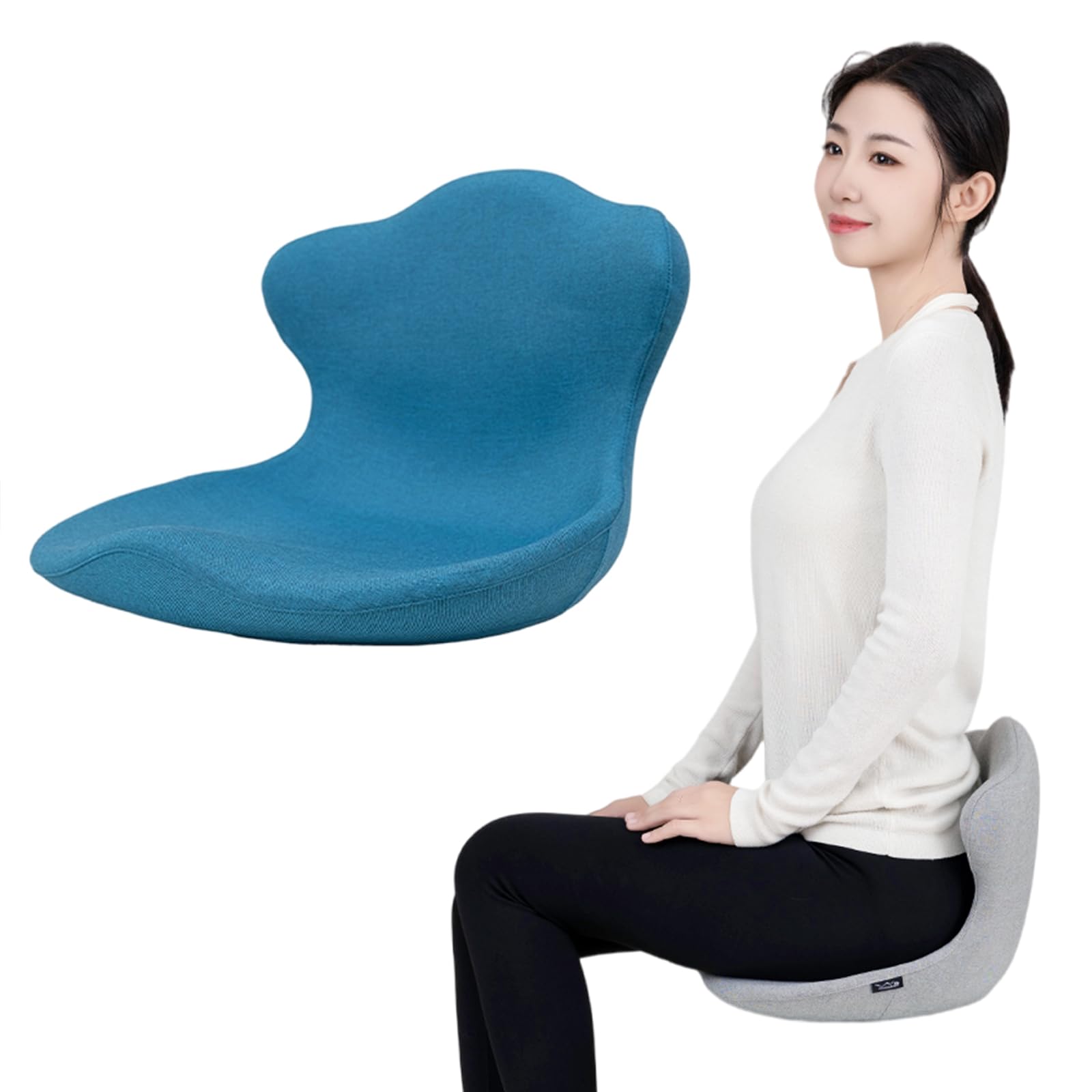 Amazon.co.jp: MonoLuxe 骨盤矯正 椅子 姿勢矯正 クッション 座椅子