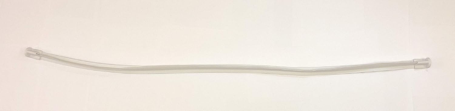 Shower Stopper/Water Dam with Adjustable Length (White)