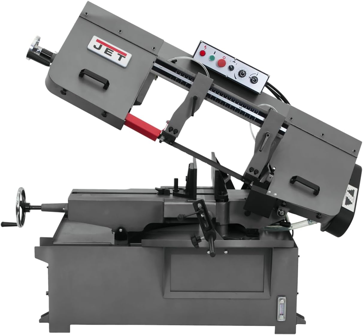 JET 10" x 14" Metal Cutting Horizontal Mitering Band Saw, 3 HP, 230/460V 3Ph (MBS-1014W-3)