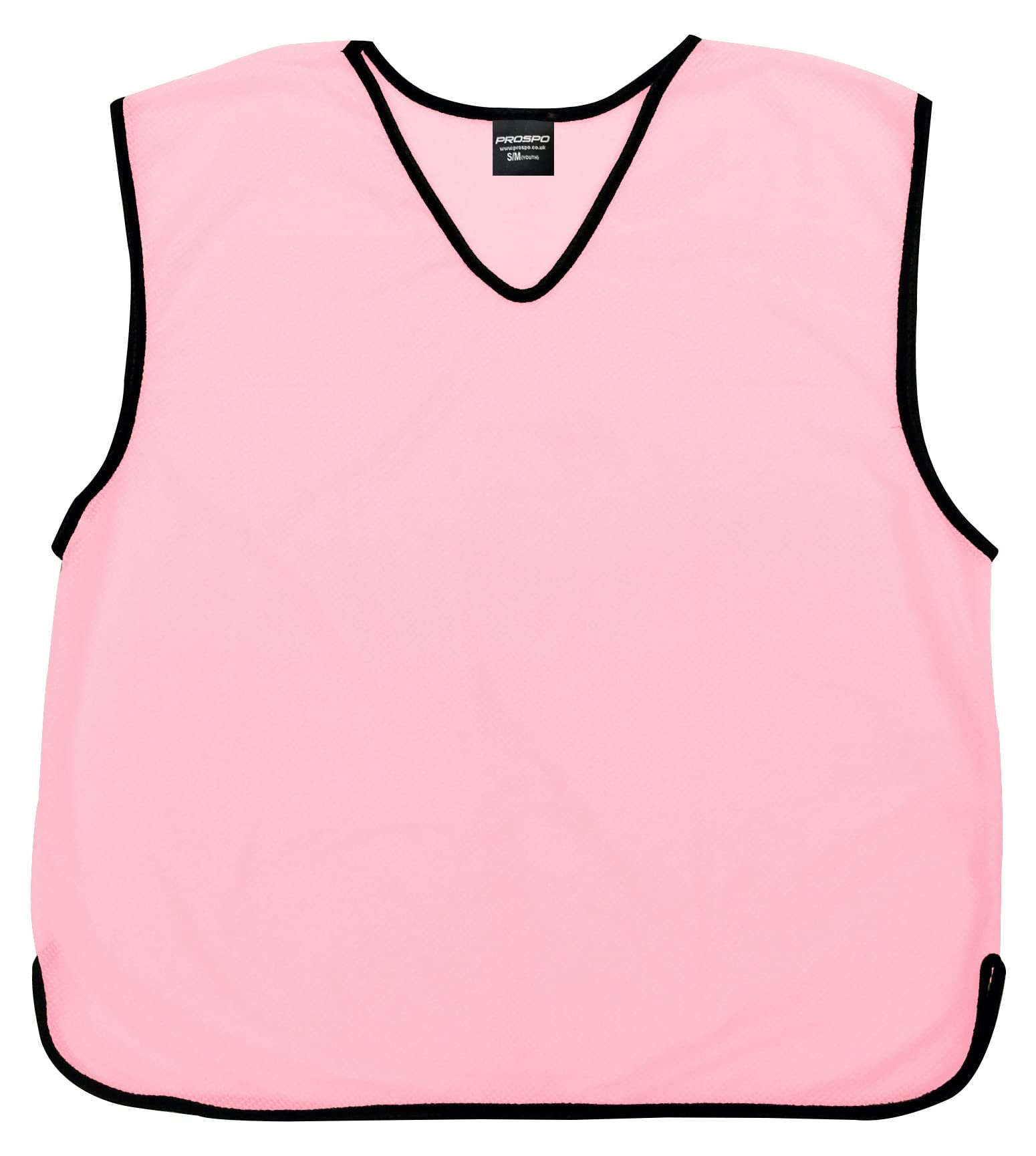 Prospo 5 X Sports Mesh Training Football Bibs Soccer Rugby Mesh Bib - Pack of 5 (Pink, Small Boys (Under 6 Years Old))