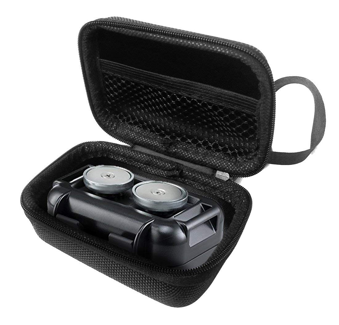 FitSand Hard Case for Spy Tec M2 Waterproof Weatherproof Magnetic Case for STI GL300 / GX350 Real-Time GPS Trackers Travel Zipper Carry EVA Hard Box