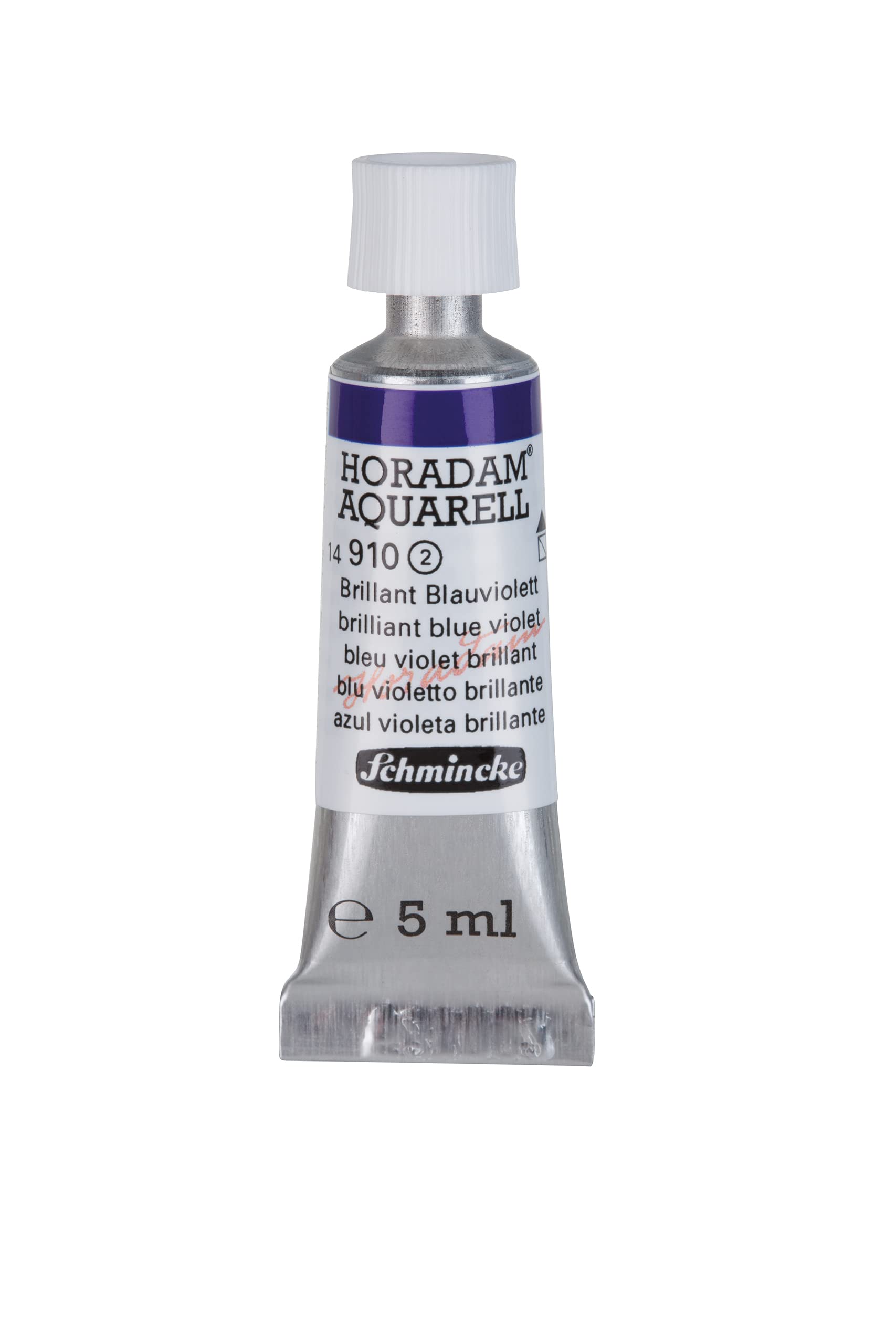 Schmincke - HORADAM® AQUARELL - finest artists' watercolours, 487 Cobalt blue light, 14 487 044, 1/2 pan — view 225