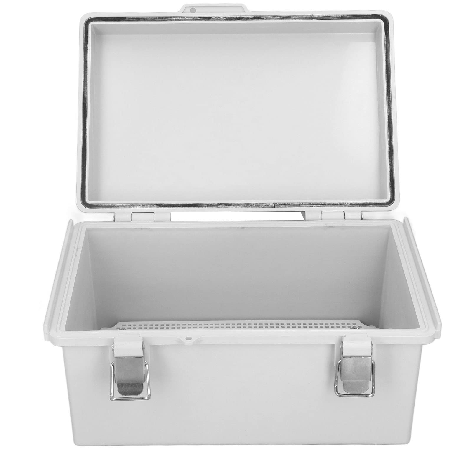 Scatola Elettrica Impermeabile Custodia per Elettronica Esterna in ABS 190 X 290 X 140 Mm Custodia di Giunzione Grigia IP67 per Progetti di Cablaggio Fai-da-te Utilizzo del Coperchio della