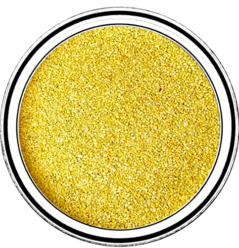 SABBIA COLORATA Decorazione Sottile 0,7-1,2 mm SHABBY TREND® IN VASO (1500 Gr, GIALLO)