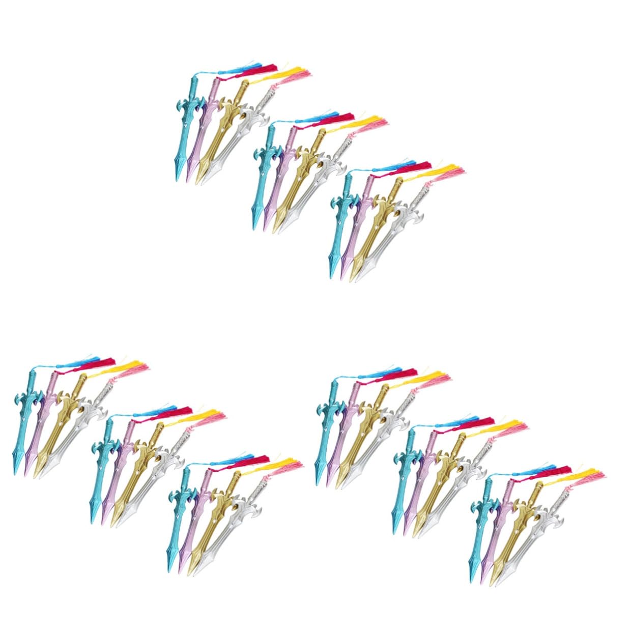 Angoily 36 Pezzi Penne Gel Creative con Pendente Nappina Fluido e Resistente per Studenti Ufficio e Regali